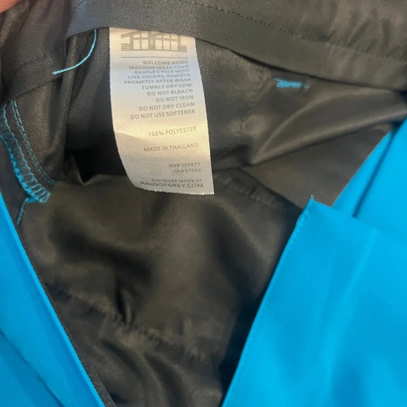 Haus Of Grey Matte Grey Men's solid bright blue flat front Golf Pants Sz 36x32 - Picture 5 of 6